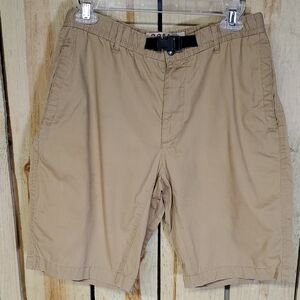 Mens G&M Rugged And Washed Khaki Shorts Size 32 Outdoors Hiking